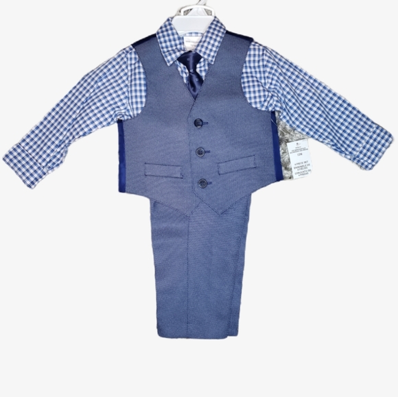 Van Heusen Other - SOLD - Easter Van Heusen baby boy 4 piece dress suit Toddler Easter Suit